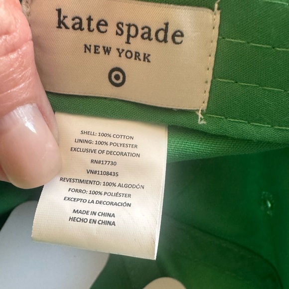 KATE SPADE ♠️ Green “Party Hat” no longer available in stores or online💚grab it! - Picture 9 of 11